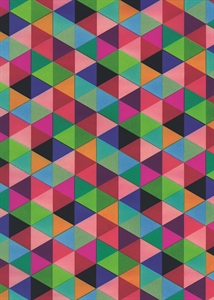 Rolle 200m x 50cm, Prisma, bunt Rolle 200m x 50cm, Prisma, bunt