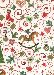 Rolle 200m x 50cm, Rapperswil, ivory-bunt Rolle 200m x 50cm, Rapperswil, ivory-bunt