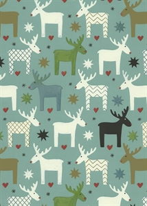 Rolle 200m x 50cm, Kalmar, blau-weiss Rolle 200m x 50cm, Kalmar, blau-weiss