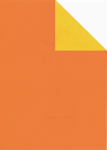 Rolle 200m x 50cm, Uni gerippt, orange/sonnengelb