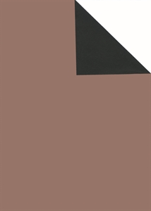 Rolle 200m x 50cm, Uni Perl, rosé/schwarz