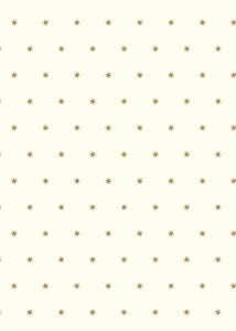 Rolle 200m x 70cm, Gotland Sterne, creme Rolle 200m x 70cm, Gotland Sterne, creme