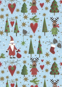 Rolle 200m x 70cm, Zermatt Deco, hellblau Rolle 200m x 70cm, Zermatt Deco, hellblau