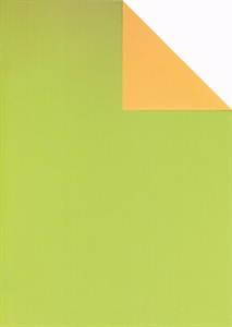 Rolle 250m x 70cm, Uni Duo gerippt, kiwi/mais* Rolle 250m x 70cm, Uni Duo gerippt, kiwi/mais*