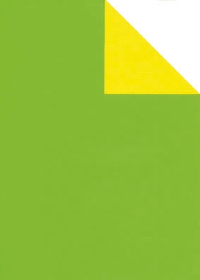 Rolle 250m x 70cm, Uni Duo gerippt, grün/gelb*