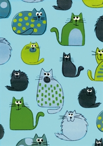 Rolle 200m x 100cm, Carlo Katzen, türkis Rolle 200m x 100cm, Carlo Katzen, türkis