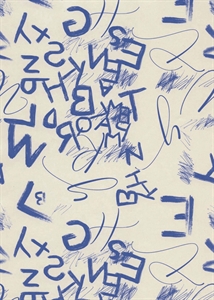 Bogen 70x 100cm, Freestyle, blau Bogen 70x 100cm, Freestyle, blau