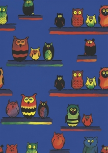 Bogen 70x 100cm, Uhu, blau Bogen 70x 100cm, Uhu, blau