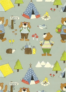 Bogen 70x 100cm, Camp, bunt Bogen 70x 100cm, Camp, bunt