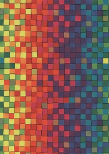 Bogen 70x 100cm, Bahia Quadrate, bunt Bogen 70x 100cm, Bahia Quadrate, bunt