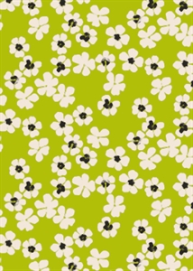 Bogen 70x 100cm, Livorno Blumen, grün Bogen 70x 100cm, Livorno Blumen, grün