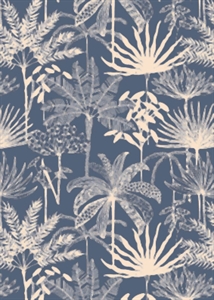 Bogen 70x 100cm, Japura Farn, blau Bogen 70x 100cm, Japura Farn, blau