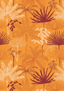 Bogen 70x 100cm, Japura Farn, orange Bogen 70x 100cm, Japura Farn, orange