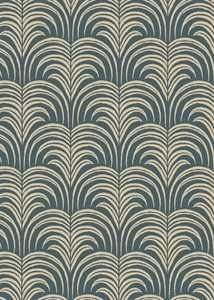 Bogen 70x 100cm, Palmyra , petrol Bogen 70x 100cm, Palmyra , petrol