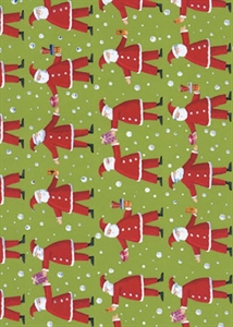 Bogen 70x 100cm, Wörgl Niko, grün-rot* Bogen 70x 100cm, Wörgl Niko, grün-rot*