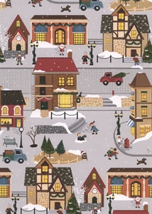 Bogen 70x 100cm, Ruhpolding Häuser, rot-braun Bogen 70x 100cm, Ruhpolding Häuser, rot-braun