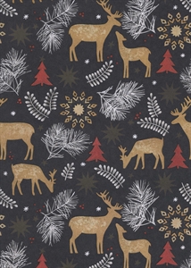 Bogen 70x 100cm, Arlberg, schwarz-bunt Bogen 70x 100cm, Arlberg, schwarz-bunt