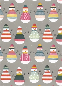 Bogen 70x 100cm, Snowman, bunt Bogen 70x 100cm, Snowman, bunt