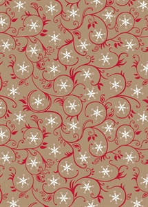 Bogen 70x 100cm, Delizia Sterne, rot Bogen 70x 100cm, Delizia Sterne, rot