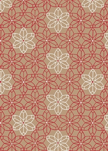 Bogen 70x 100cm, Aciano Schneesterne, rot Bogen 70x 100cm, Aciano Schneesterne, rot