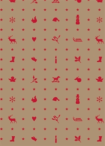 Bogen 70x 100cm, Inverno, rot Bogen 70x 100cm, Inverno, rot