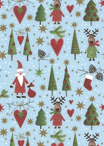 Bogen 70x 100cm, Zermatt Deco, hellblau Bogen 70x 100cm, Zermatt Deco, hellblau