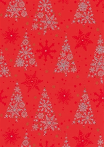 Bogen 70x 100cm, Corvara Bäume, rot* Bogen 70x 100cm, Corvara Bäume, rot*