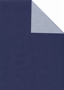 Bogen 70x 100cm, Uni Duo, dblau/silber Bogen 70x 100cm, Uni Duo, dblau/silber