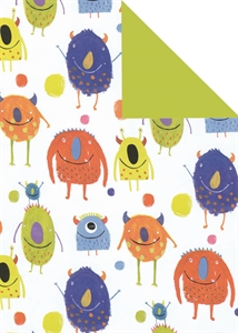 Bogen 70x 100cm, Biester, bunt/grün Bogen 70x 100cm, Biester, bunt/grün