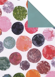 Bogen 70x 100cm, Perugia Punkte, bunt/mint Bogen 70x 100cm, Perugia Punkte, bunt/mint