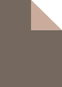 Bogen 70x 100cm, Uni Duo, taupe/rosé Bogen 70x 100cm, Uni Duo, taupe/rosé