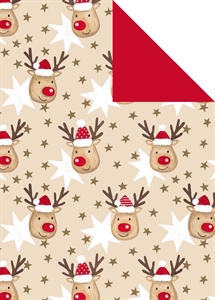 Bogen 70x 100cm, Vasaa Hirsch, braun Bogen 70x 100cm, Vasaa Hirsch, braun