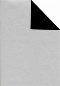 Bogen 70x 100cm, Uni Perl, titan/schwarz*