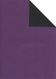 Bogen 70x 100cm, Uni Perl gestrichen, violet/blac