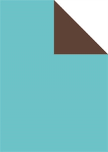 Bogen 70x 100cm, Uni Perl gestrichen, türkis/braun Bogen 70x 100cm, Uni Perl gestrichen, türkis/braun