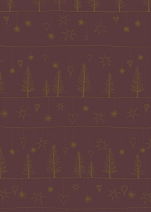 Bogen 70x 100cm, Avvento, burgundy Bogen 70x 100cm, Avvento, burgundy