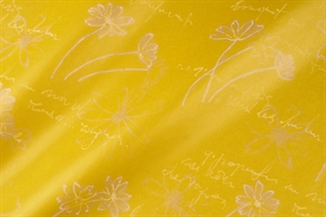 Blm-Papier, 50cm - Swinging Flowers, curry Blm-Papier, 50cm - Swinging Flowers, curry