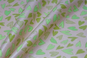 Blm-Papier, 50cm - Herzen, lindgrün Blm-Papier, 50cm - Herzen, lindgrün