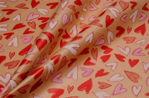 Blm-Papier, 50cm - Herzen, rot-weiss Blm-Papier, 50cm - Herzen, rot-weiss