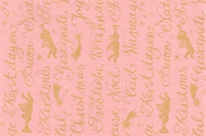 Blm-Papier, 50cm - Kalligraphie, terracotta-gold Blm-Papier, 50cm - Kalligraphie, terracotta-gold