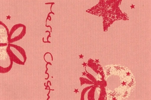 Blm-Papier, 50cm - Nat.-Christmas, terracotta-granada Blm-Papier, 50cm - Nat.-Christmas, terracotta-granada