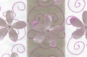 Blm-Papier, 75cm - Clematis, garlic-grey Blm-Papier, 75cm - Clematis, garlic-grey