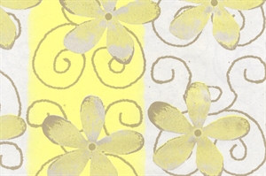 Blm-Papier, 75cm - Clematis, sahara - peanbutter Blm-Papier, 75cm - Clematis, sahara - peanbutter