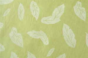 Blm-Papier, 75cm - Blätter, lindgrün