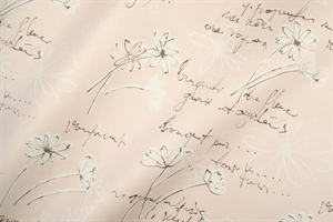 Blm-Papier, 75cm - Swinging Flowers, rosé-schwarz