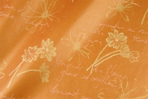 Blm-Papier, 75cm - Swinging Flowers, zimt Blm-Papier, 75cm - Swinging Flowers, zimt