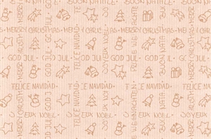 Blm-Papier, 75cm - Christmas Greetings, weiss Blm-Papier, 75cm - Christmas Greetings, weiss