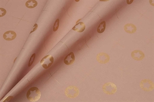 Blm-Papier, 75cm - Star Circle, rosewood - gold Blm-Papier, 75cm - Star Circle, rosewood - gold