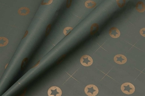 Blm-Papier, 75cm - Star Circle, cosy moos - gold Blm-Papier, 75cm - Star Circle, cosy moos - gold