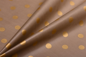 Blm-Papier, 75cm - Punti, taupe-gold Blm-Papier, 75cm - Punti, taupe-gold